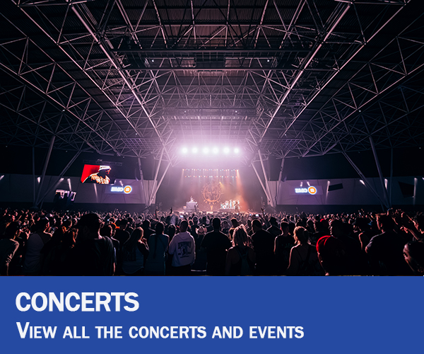 View all the concerts and events